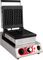 Beeketal 'BWA-11' Profi Gastro Waffeleisen mit antihaftbeschichteten Backplatten (2 x Rechtecke), Edelstahl Gehäuse, 50-250 °C, Timer: 0-5 Minuten, Waffelautomat für z.B. belgische Waffeln
