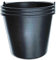 Wohnkult 3x Stella Bucket Baueimer für die Baustelle - schwarz (20 Liter)