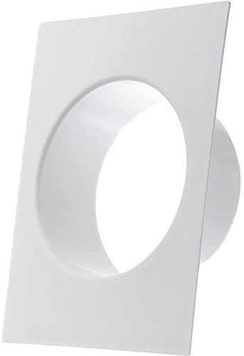 Ø 150mm Collegamento a Parete con Flangia (maschio) - Raccordo per Tubi di Ventilazione