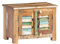 Woodkings® Flurbank Wakefield massiv Holz Sitzbank Holzbank Sitzkommode Schuhbank Garderoben Flurmöbel mit Lamellentüren