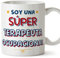 MUGFFINS Tazas para TERAPEUTA OCUPACIONAL mujer - En Español - Soy Súper - 11 oz / 330 ml - Regalo original y divertido