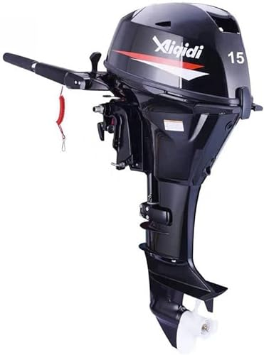 Aiqidi Aussenborder Benzinmotor 15 PS Langschaft | Leistungsstarker 4-Takt Außenborder Bootsmotor | Außenbordmotor für garantierten Fahrspaß