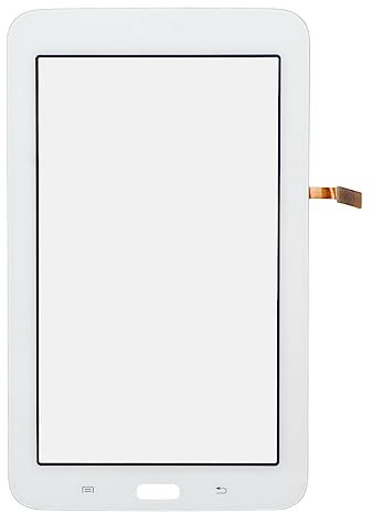 Tablet Touch Screen, per Tab 3 Lite SM T110 7.0in Digitizer Glass Touch Screen Assembly Parti di Ricambio Pannello Frontale del Tablet (Bianco)