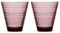 Iittala - Kastehelmi Becher 30 cl violett, 2er Set