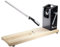 Set de jamonero + cuchillo jamonero en acero inoxidable