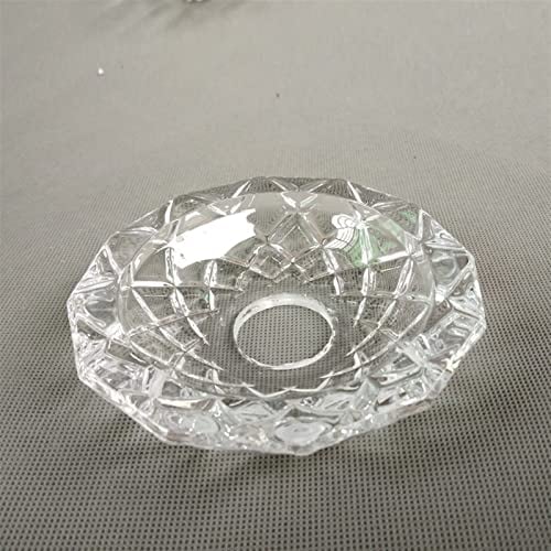 HEYBB 2pcs/lot Chandelier Crystal Lamp Clear Glass Bowl E14 Lampholder Net Tray Chandelier Decorative Tray Lighting Accessories lamp Shade