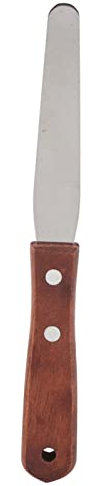 Waxingx Spatula Stick, Waxing Metal Wax Mixing Knife Applicator Wood Handle Hair Removal Tool Area Hard Sticks for Home Salon Body Use