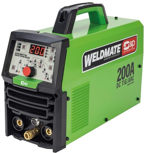 SIP WELDMATE PRO DC Pulse TIG Inverter Welder 230V 200A TIG/ARC Portable Welding Machine