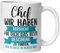 Chef Tasse mit Spruch lustig | Lustiger Kaffeebecher Büro | Ich bin der legendäre Chef über den alle reden | Geschenk für Chef – Chefgeschenke & Vorgesetzter | Bester Chef Tasse