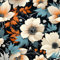 Auspicium Vintage Floral Peel and Stick Wallpaper,Cream Flowers, Self-Adhesive Removable Wallpaper Contact Paper for Decorative Bedroom Bathroom House Wall (17.3 x 118 inches)