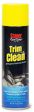 Stoner Car Care 91134 Trim Clean – All-Purpose Foaming Automotive Interior Cleaner, Fast-Acting Formula Quickly Removes Grime, Dirt & Stains from Trim, Consoles & Plastics – 18 oz