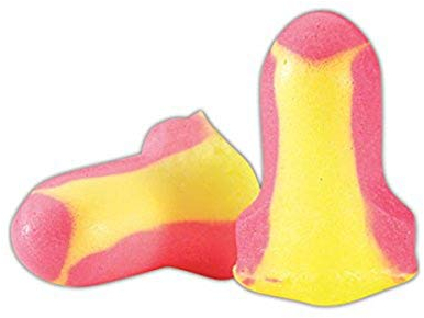 Howard Leight LL-1 Laser Lite Disposable Uncorded Foam Earplugs, Polyurethane Foam, One Size, Pink/Yellow (Pack of 200)