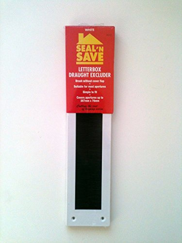 seal n save Letterbox Draught Excluder, White