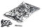 Magic FX Metallic Konfetti Rechteck 55x17mm Silber Beutel