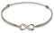 Elli Armband Damen Infinity Unendlichkeit Anhänger Trend in 925 Sterling Silber (Rosé Vergoldet)