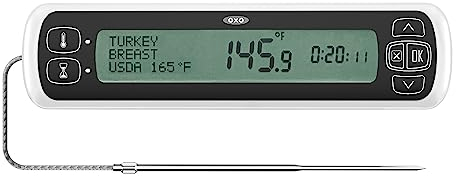 OXO Good Grips Chef”s Precision - Termómetro digital de acero inoxidable