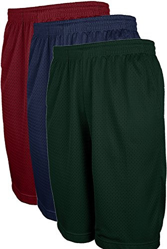 OLLIE ARNES Basketball-Shorts aus Netzstoff für Herren, Sportler, Fitnessstudio, Workout, kurze Hose mit Taschen (S-6X)