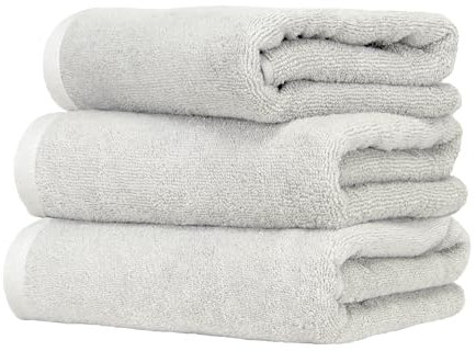 Ruggeri - Set 3 Asciugamani Viso 50x100 100% Cotone - Extra Morbido - Collezione Let's Color! (Bianco)