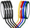 Whiteboard Tape Grid Marking Tape, KissDate 8 Pieces 3 mm Width Colored Self Adhesive Whiteboard Gridding Tape Chart Tape for Office Grid Marking