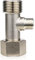 FERCAISH 7/8 T-Adapter, Messing-Adapter, 3-Wege-T-Verbindungsventil für Sanitär-Splitter, WC, Hand-Bidet-Sprüher, Wasserhahn, Drei-Wege-Anschluss, Umstellventil