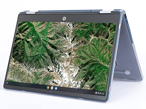 mCover Custodia compatibile solo per computer portatili HP Chromebook X360 serie 14b-CB0000 da 14 pollici 2021 ~ 2022 (non compatibile con altri modelli HP), trasparente