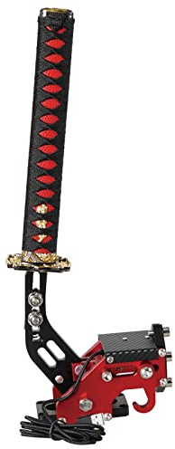 YESHMA Katana Handbremse mit 64 Bit, USB, Samurai-Schwert, PC-Handbremse, kompatibel mit G25/27/29/920, T500, T300, professionelle Gaming-Peripheriegeräte für Rennspiele (ohne Klemme), 26 cm, Schwarz
