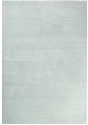 Wecon Home loft getufteter Hochflorteppich, 70 x 140 cm, hellgrün | Kuschelig weicher Hochflor Teppich, bestens geeignet fürs Wohnzimmer, Schlafzimmer und Kinderzimmer