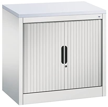 DENIOS C+P Rollladenschrank Omnispace, 800 x 420 x 720 mm, lichtgrau