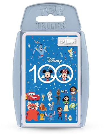 Winning Moves - TOP Trumps - Disney 100 - Kartenspiel - Alter 6+ - Deutsch