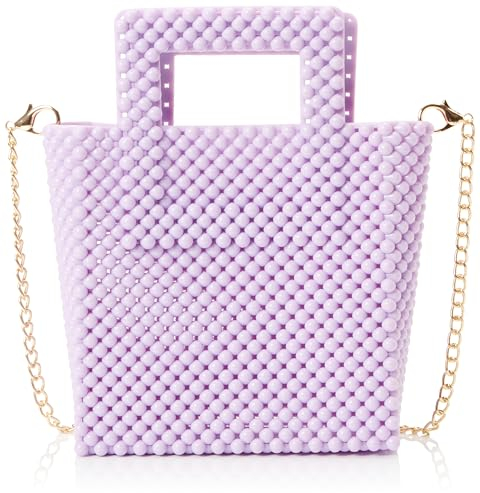 FELIPA Bolso de Mujer con Escote, Clutch, Color Lila, Einheitsgröße