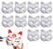 10 Stück Katzenmasken zum Bemalen, Tiermasken zum Selbermachen, weiße Halbmasken für Maskerade, Handbemalte Persönlichkeit Maskerade-Papiermasken Tier-Cosplay Für Halloween, Tanzparty, Festival