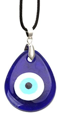 Maxtonser Glücks-Halskette mit blauem Auge für bösen Blick, türkische Halskette mit Anhänger für bösen Blick zum Schutz und Segen für Männer und Frauen, Halsketten-Anhänger