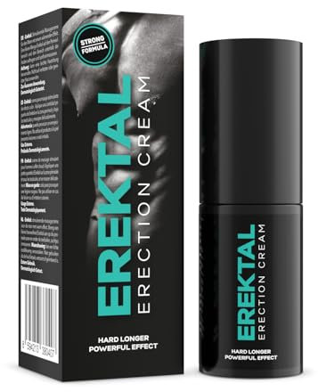 INTIMATELINE | Erektal - Creme zur Stimulierung der Peniserektion, reaktiviert die Durchblutung, kraftvolle und lang anhaltende Wirkung, 30 ml