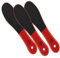 Double-Sided Foot Files Footfiles for Hard Skin Remover Foot Dry Skin Remover Feet Foot Rasp File Dead Skin Remover Foot Scrubber Hard Skin Remover Foot Care for Wet Dry Cracked Feet (Pack of 3 Red)