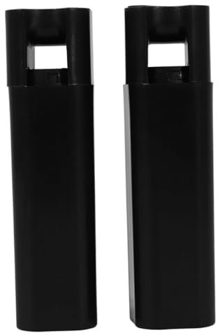 Amosfun Lot De 2 Poignées De Tirage en Bois pour Stores Vénitiens Noires avec Pompons pour Rideaux Réglage Facile