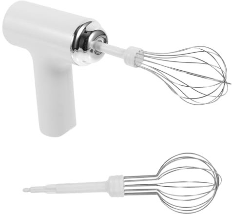 Cabilock Elektrischer Handmixer Edelstahl Kabellos Wiederaufladbar Für Küche Backen Sahnemixer Ei Mixer Tragbar