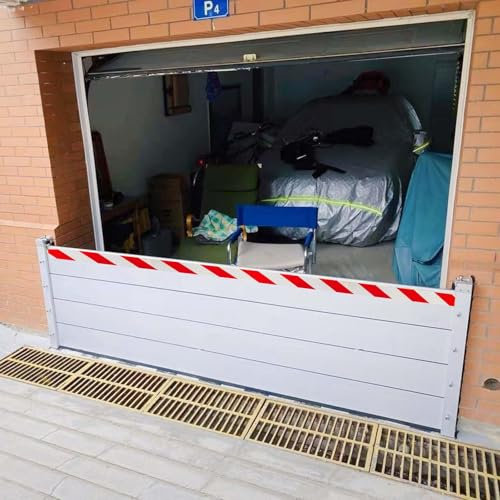 YOYIFA Barriera antiallagamento, barriera antiallagamento Rimovibile e Riutilizzabile per Porte d'ingresso del Garage, passaggi, cancelli(115x 40cm)