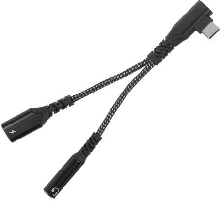 LALAFINA Adaptador De Auriculares USB-c Aux USB-c Cable OTG Adaptador Audio Carga Rápida De Sonido Excelente