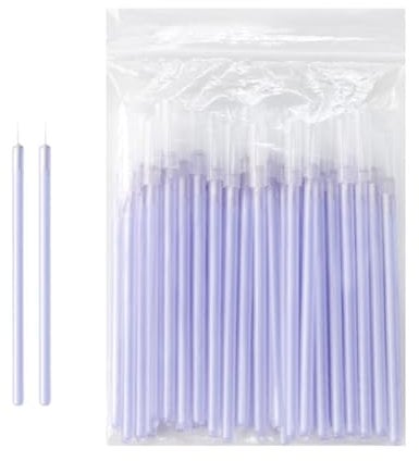 50pcs Disposables Nails Art Brush Super Fine Thin Liner Nails Brush Set For Nails Gel Polish Painting Designs For Women