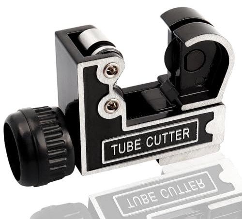 Treki Copper Pipe Cutter 3-28mm, Mini Tube Cutter Tool Adjustable Pipe Tube Cutting for Copper, Brass, Aluminum for Plumbing, HVAC Work, Automotive Repairs, DIY Projects