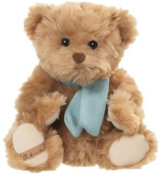 Bukowski Teddybär Ludwig braun mit Blauer Schleife 25 cm Plüschteddybär