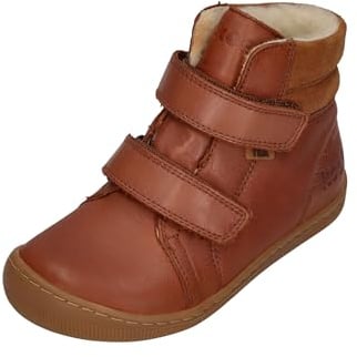 KOEL Barefoot Kinderstiefel - DEMIL TEX WOOL 07T053 - cognac