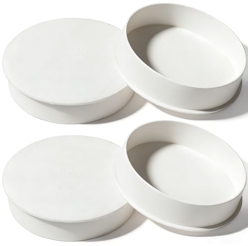 ENUTROF Rohrabdeckung Lüftungsrohr Abdeckung 75mm 4Stk Rohr Deckel PVC | Muffenstopfen Blinddeckel Endstück Endkappe Abdeckkappe Verhinderung von Rückströmungen in Rohren DN75