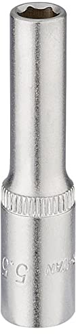 Draper 58724 Elora Deep Socket, 1/4 Square Drive, 5.5mm