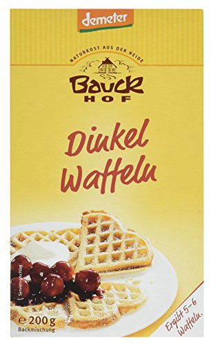 Bauckhof Demeter Hof Bio Dinkel Waffeln, 200 g