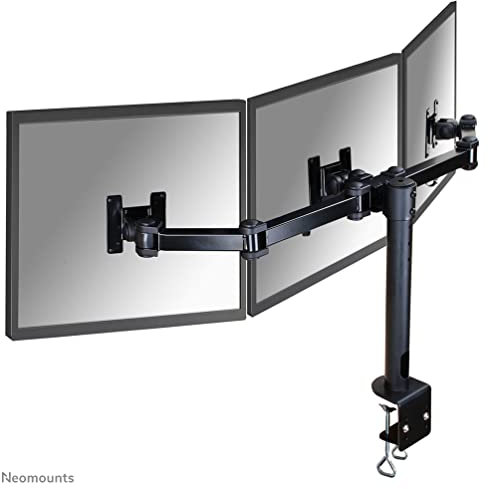 New Star FPMA- D960D3 - Soporte para 3 Pantallas LCD/TFT (con Dimensiones 10-21, Puede Mantener un Peso de máximo 30 kg), Negro