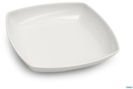 Saturnia 5611502 5611636 Tokio-Plato de Porcelana (Hondo, 21 cm), Color Blanco, 21x21x4 cm