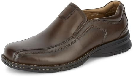 DOCKERS Mens Agent Leather Dress Casual Loafer Shoe Dark Tan