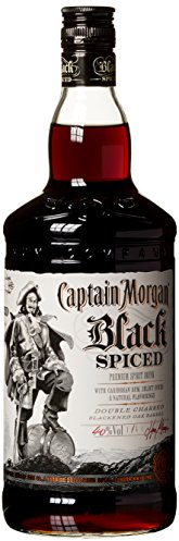 Captain Morgan Black Spiced Rum 1 L