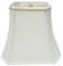 Royal Designs Eck-Lampenschirm, rechteckig, Weiß, 17,8 x 22,9 x 25,6 x 30,6 cm